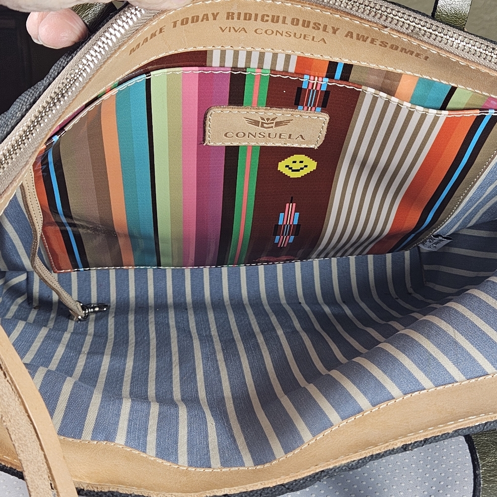 Consuela Multicolor Embroidered Tote - Picture 6 of 10